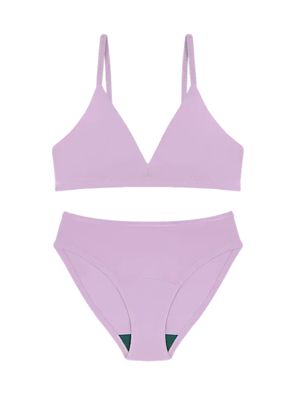 Triangle Bra & Bikini Set