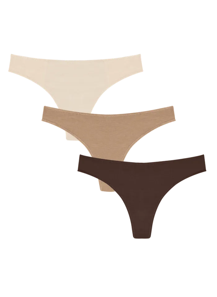Low Profile Thong 3-Pack