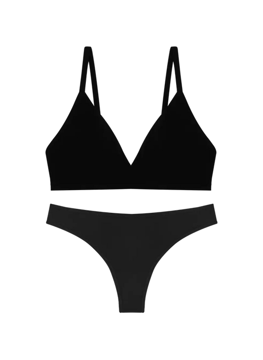 Triangle Bra & Low Profile Thong Set