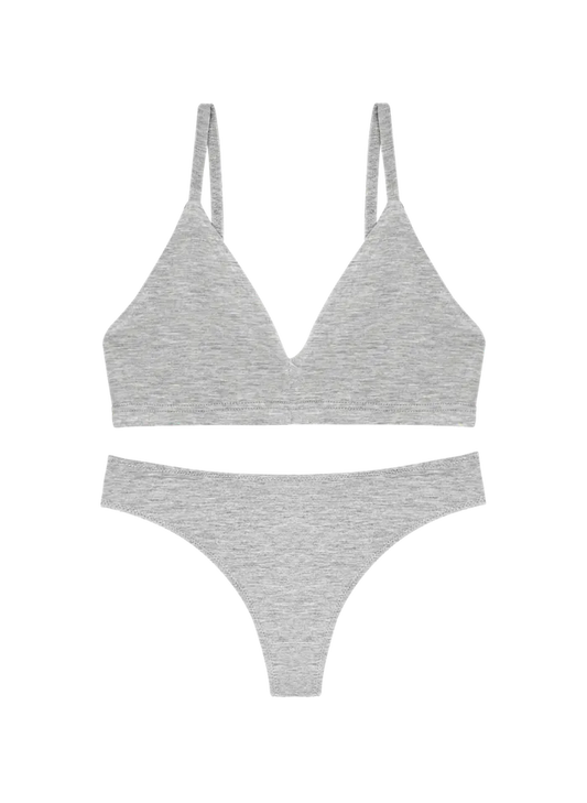 Triangle Bra & Low Profile Thong Set