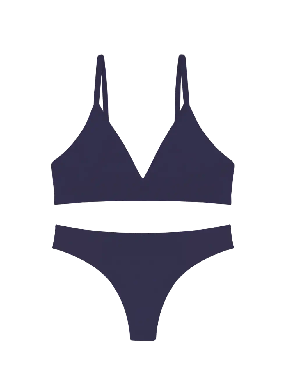 Triangle Bra & Low Profile Thong Set