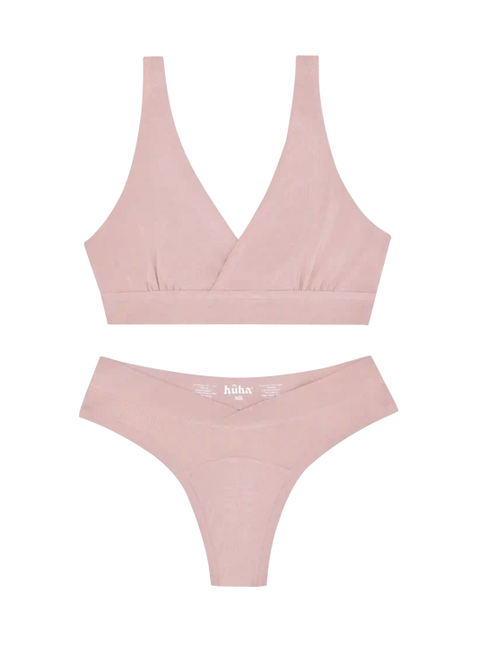 Crossover Bra & Thong Set