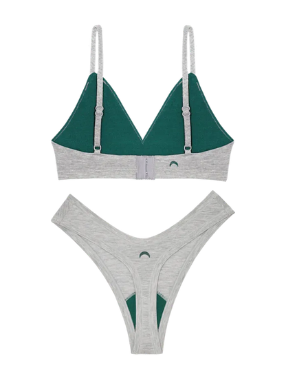 Triangle Bra & Dipped Thong Set