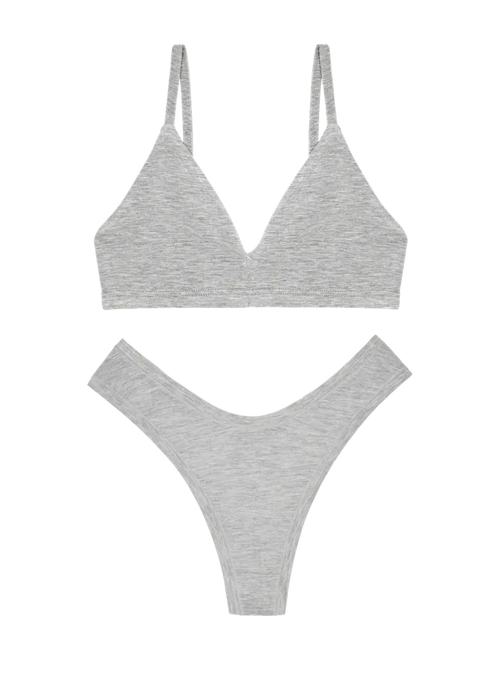 Triangle Bra & Dipped Thong Set