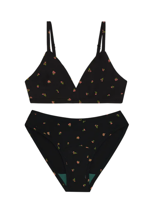 Triangle Bra & Bikini Set