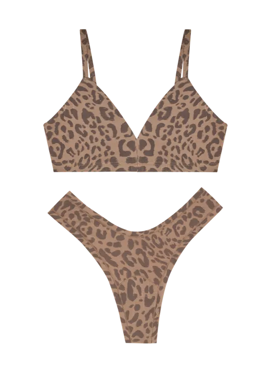 Triangle Bra & Dipped Thong Set