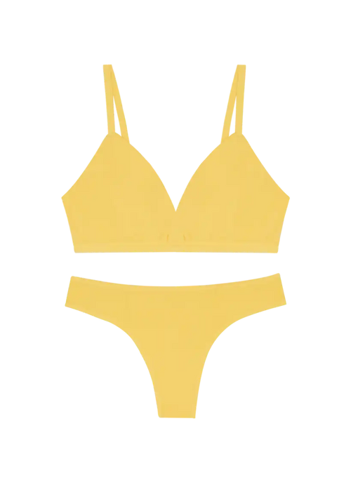 Triangle Bra & Low Profile Thong Set